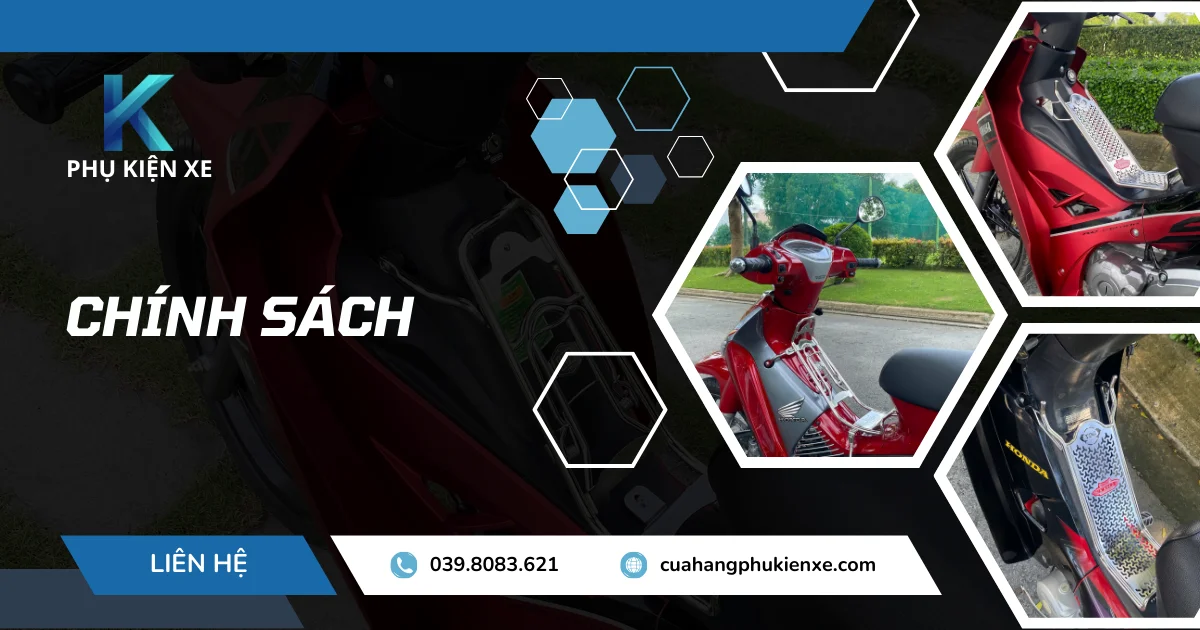 Chính sách của Cửa hàng phụ kiện xe