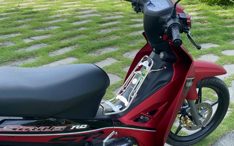 Baga trước xe máy bị phạt không?